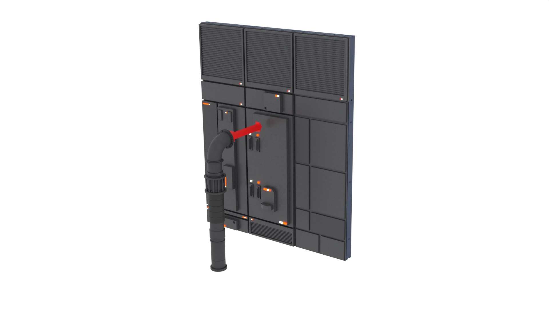 Set 1c - Death Star Control Engineering 1-12 scale Blackseries  3D Model Collection_40