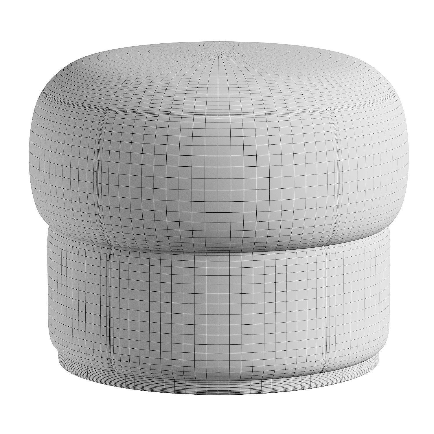 pouf round 3 3D model_6