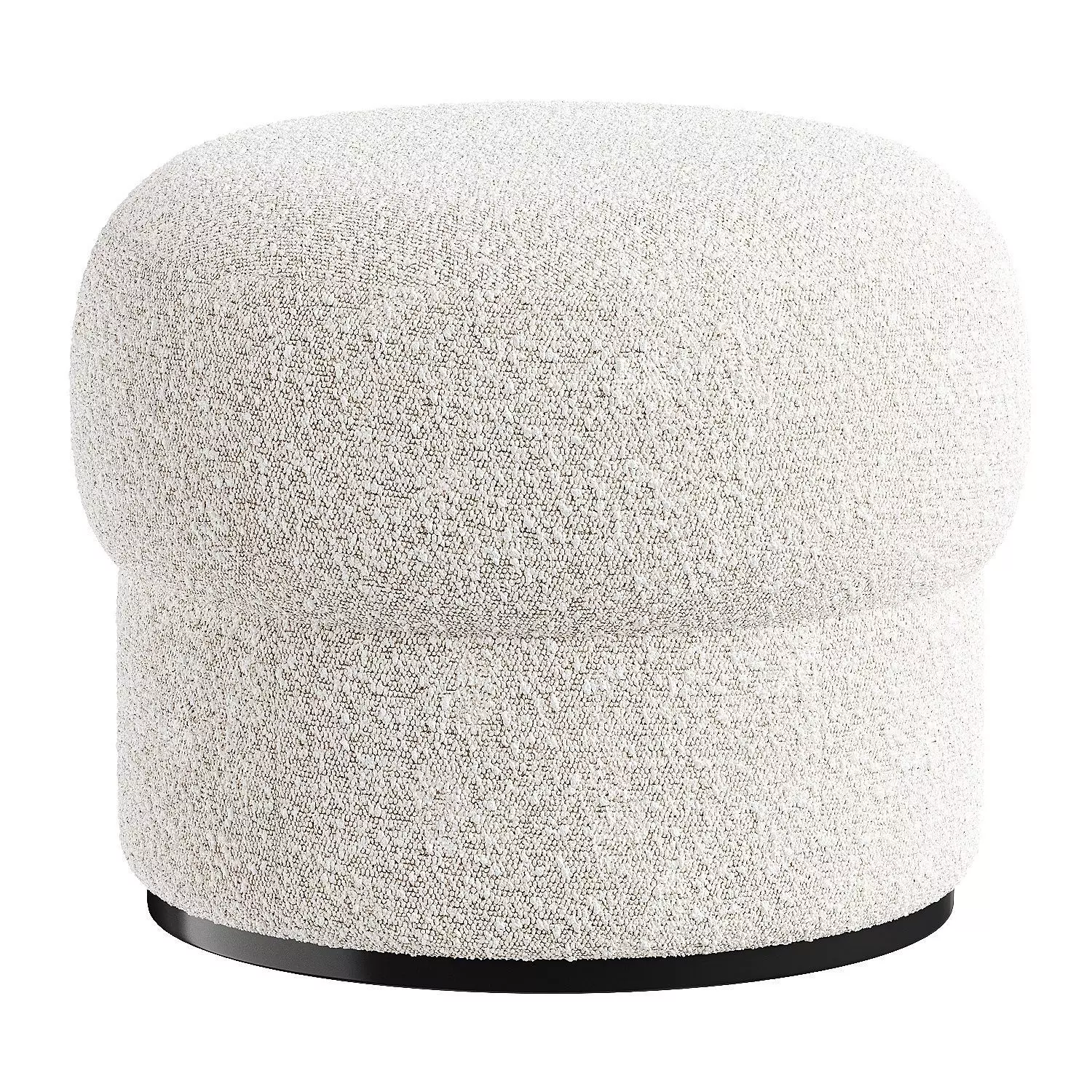 pouf round 3 3D model_0