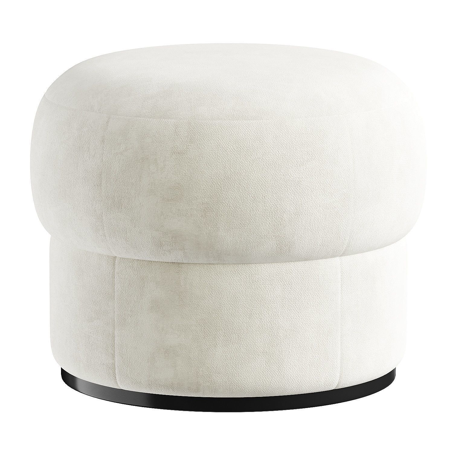 pouf round 3 3D model_5