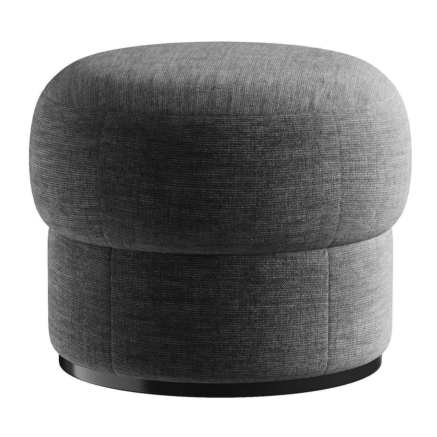 pouf round 3 3D model_3