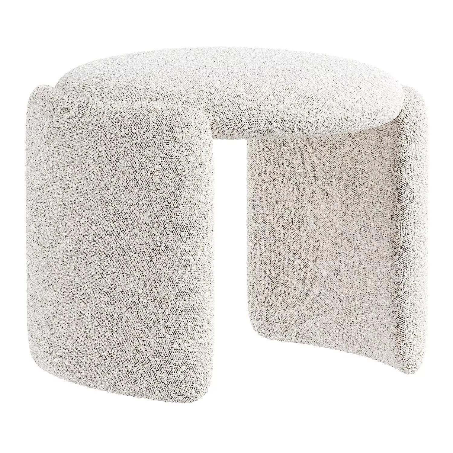 pouf green 3D model_0