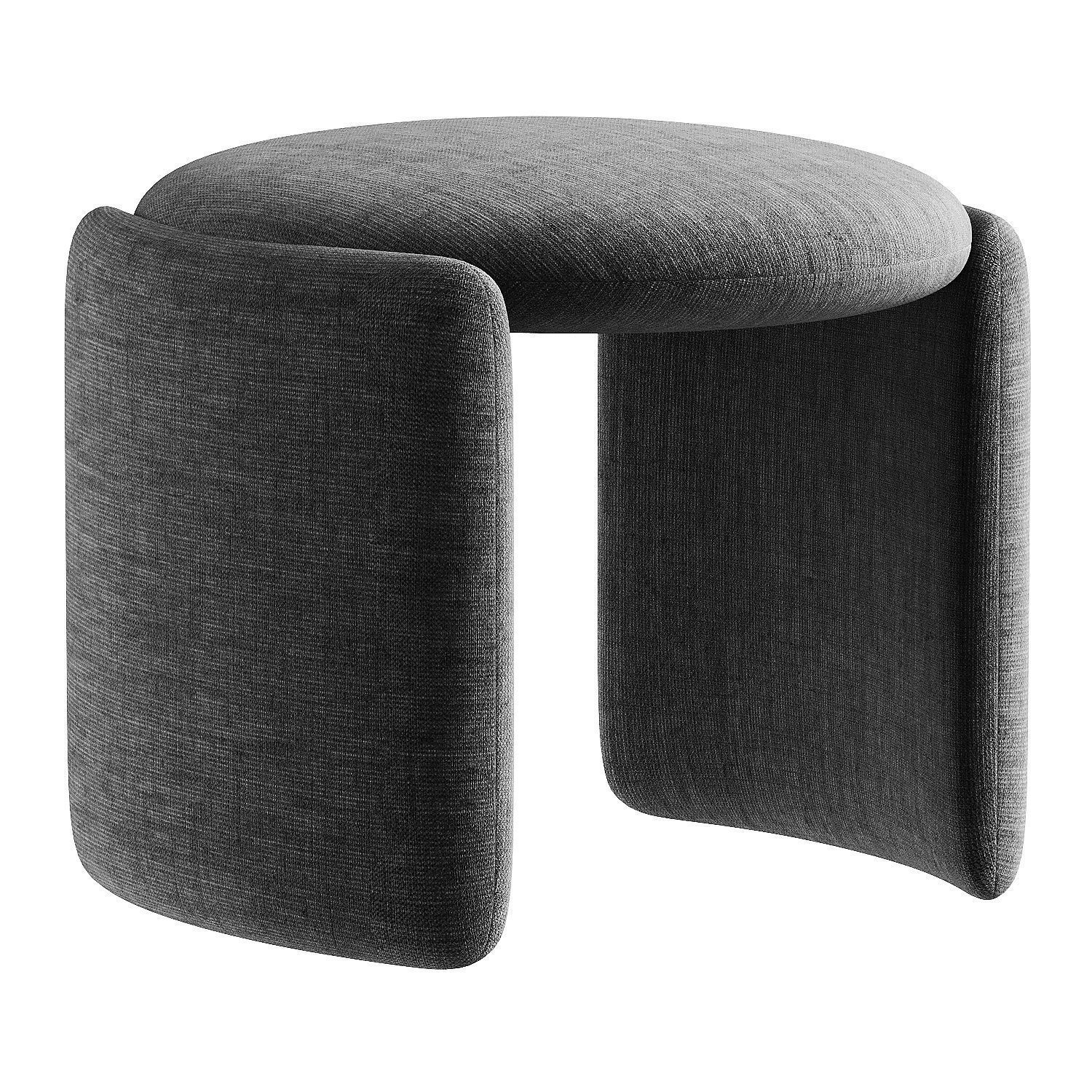 pouf green 3D model_3