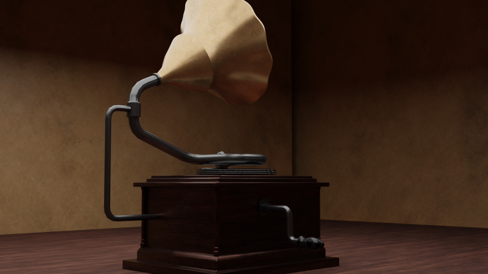 Gramophone Free 3D model_4