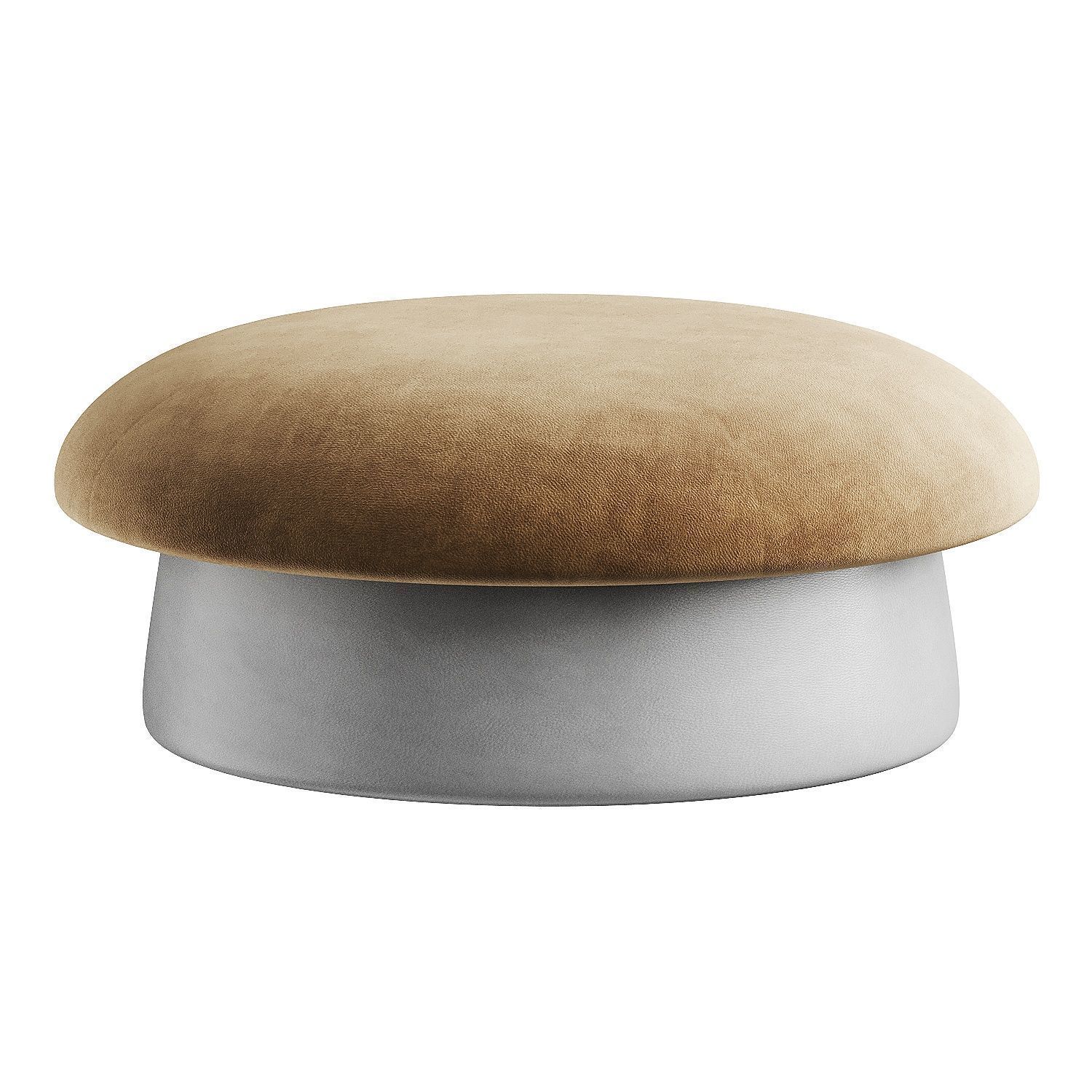 pouf mushroom medium 3D model_2