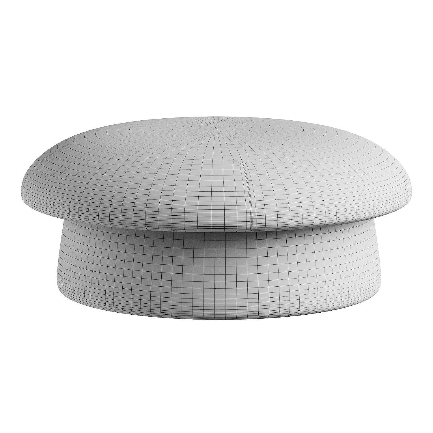 pouf mushroom medium 3D model_6