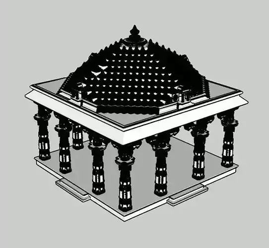 Mandir 3D print model
