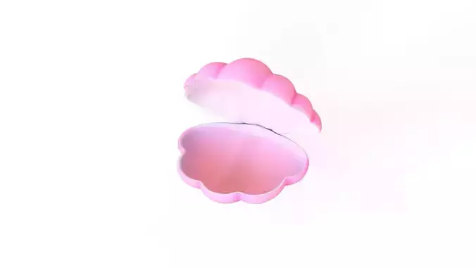 Sea Shell 01 Low-poly 3D model