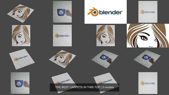 THE BEST CARPETS IN THIS TOP 3D Model Collection