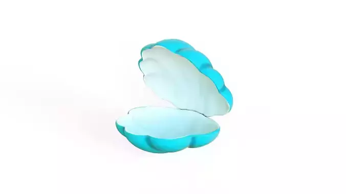 Sea Shell 03 Low-poly 3D model