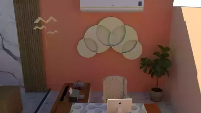 Interior of an Office 3D model