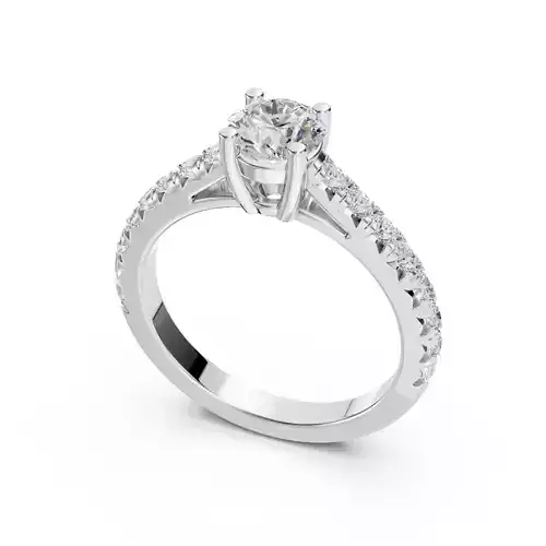 Tiffany Novo Engagment Ring 3D print model