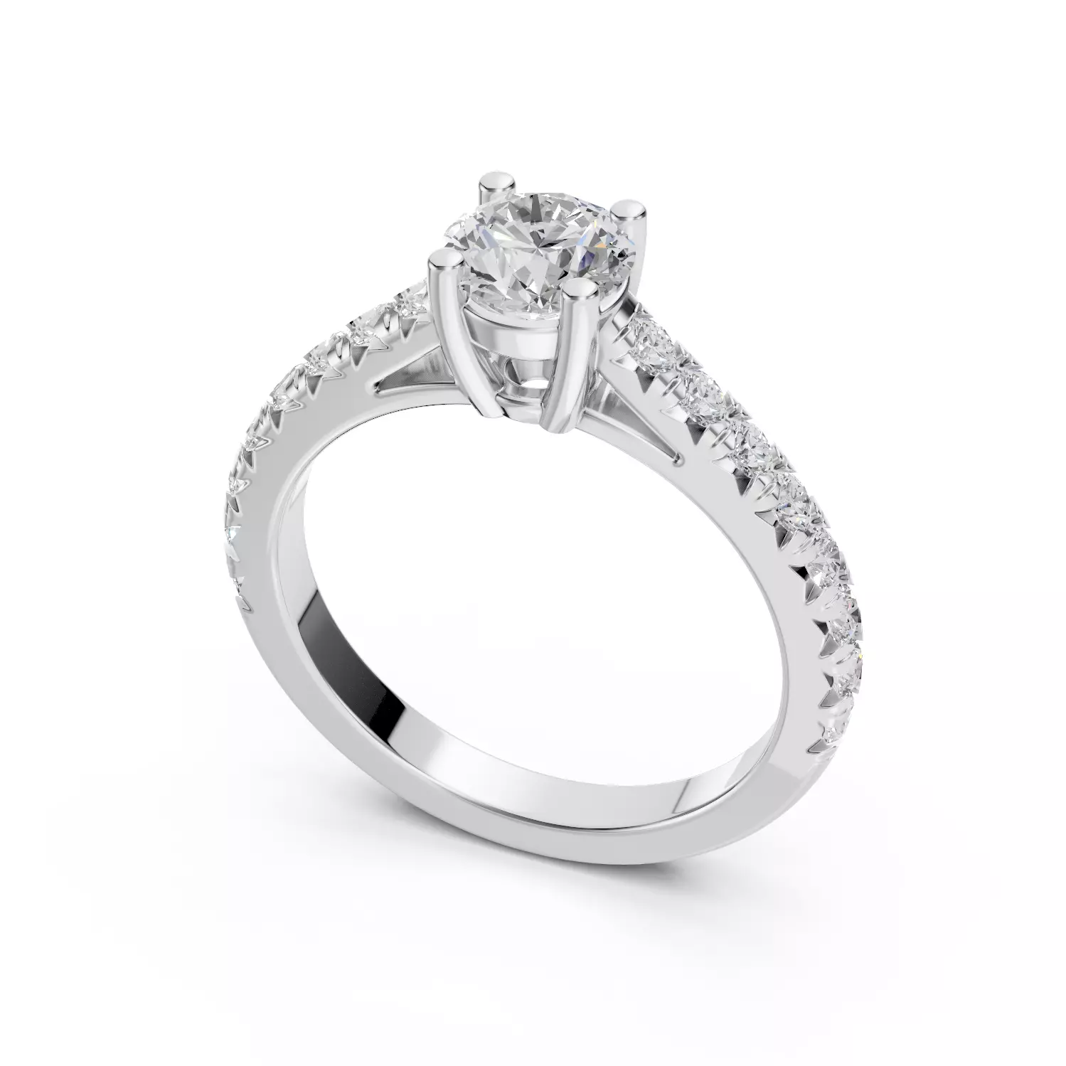 Tiffany Novo Engagment Ring 3D print model
