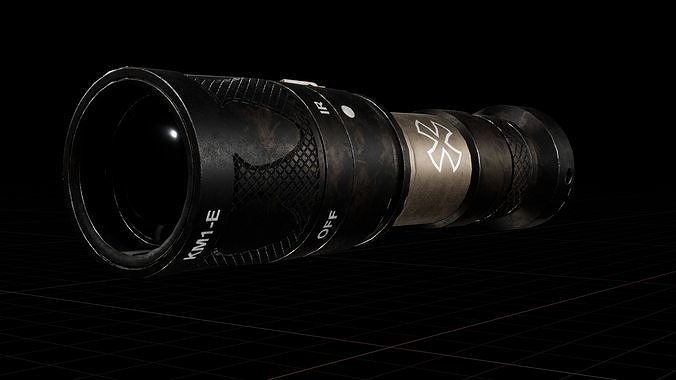 Surefire M300V  Low-poly 3D model