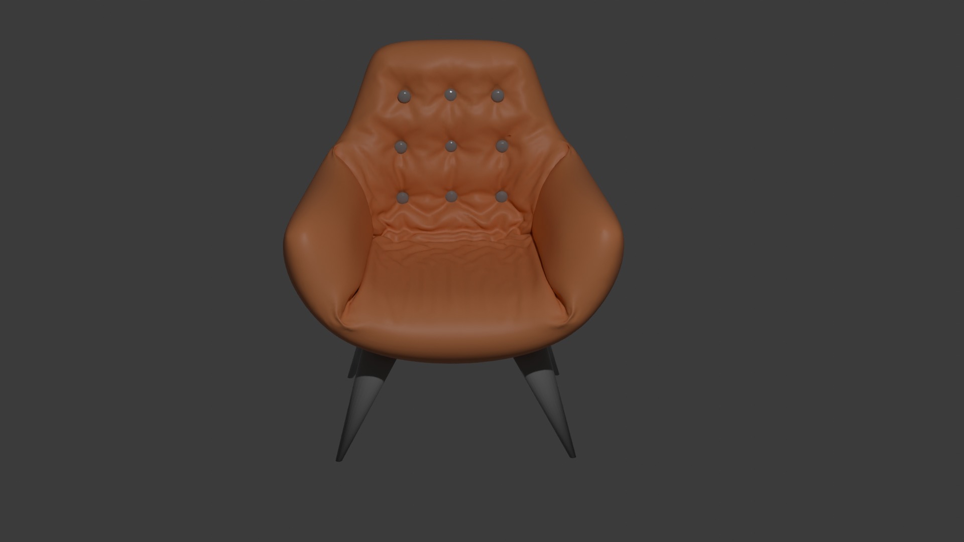 leather chair 3D model_1