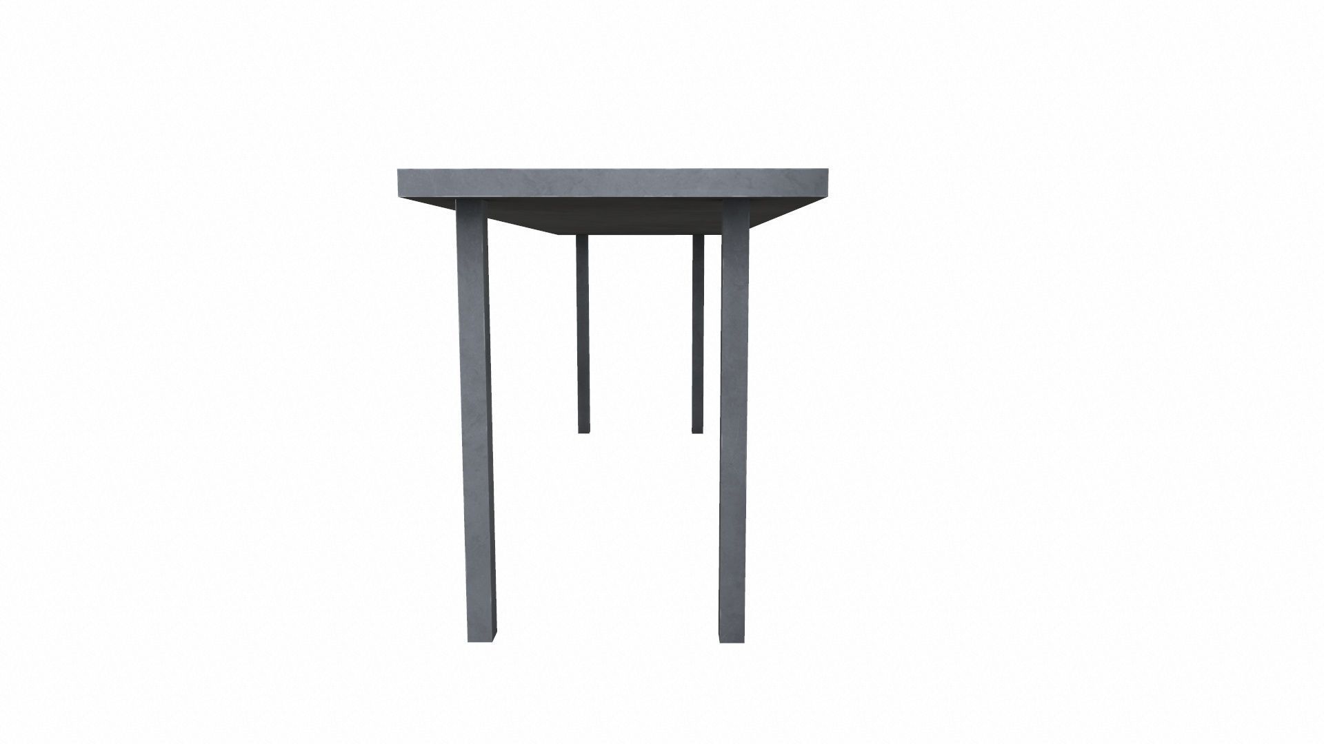 Table Low-poly 3D model_5