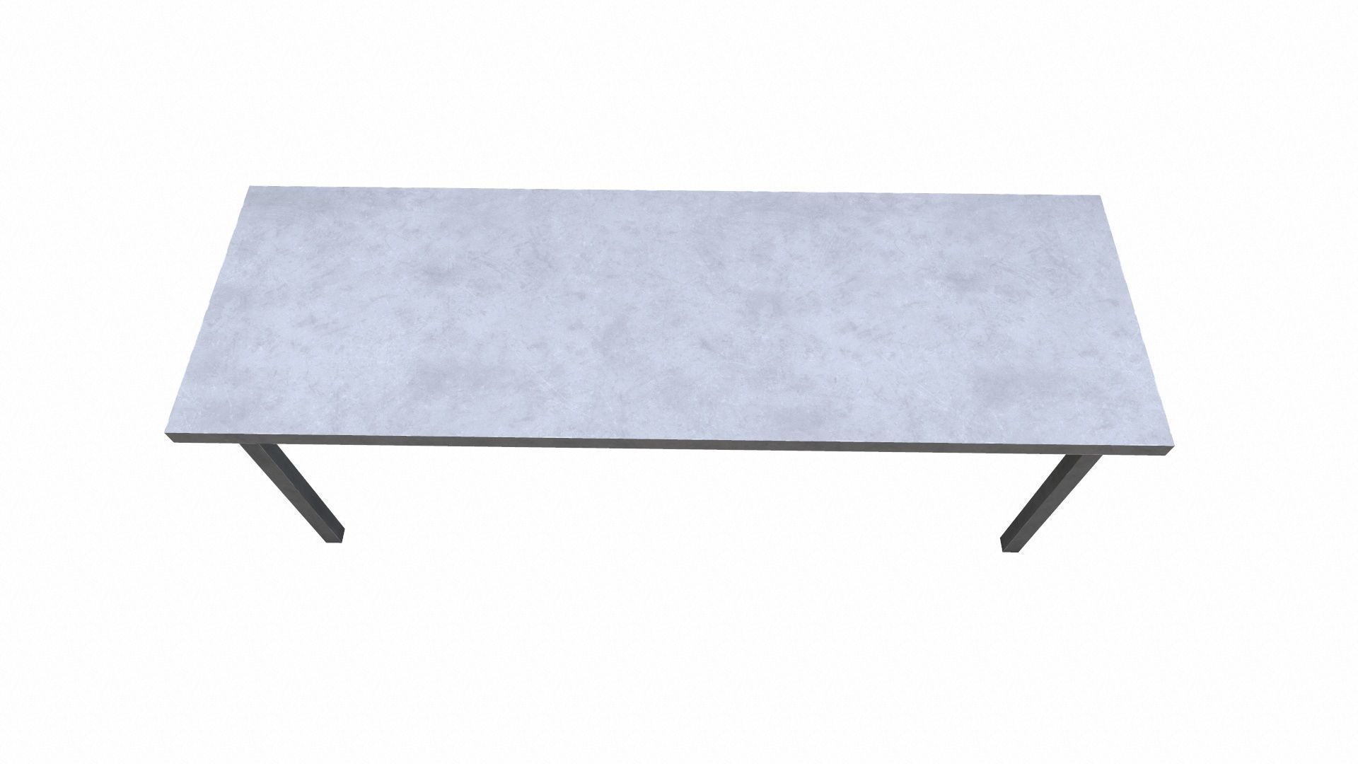 Table Low-poly 3D model_4