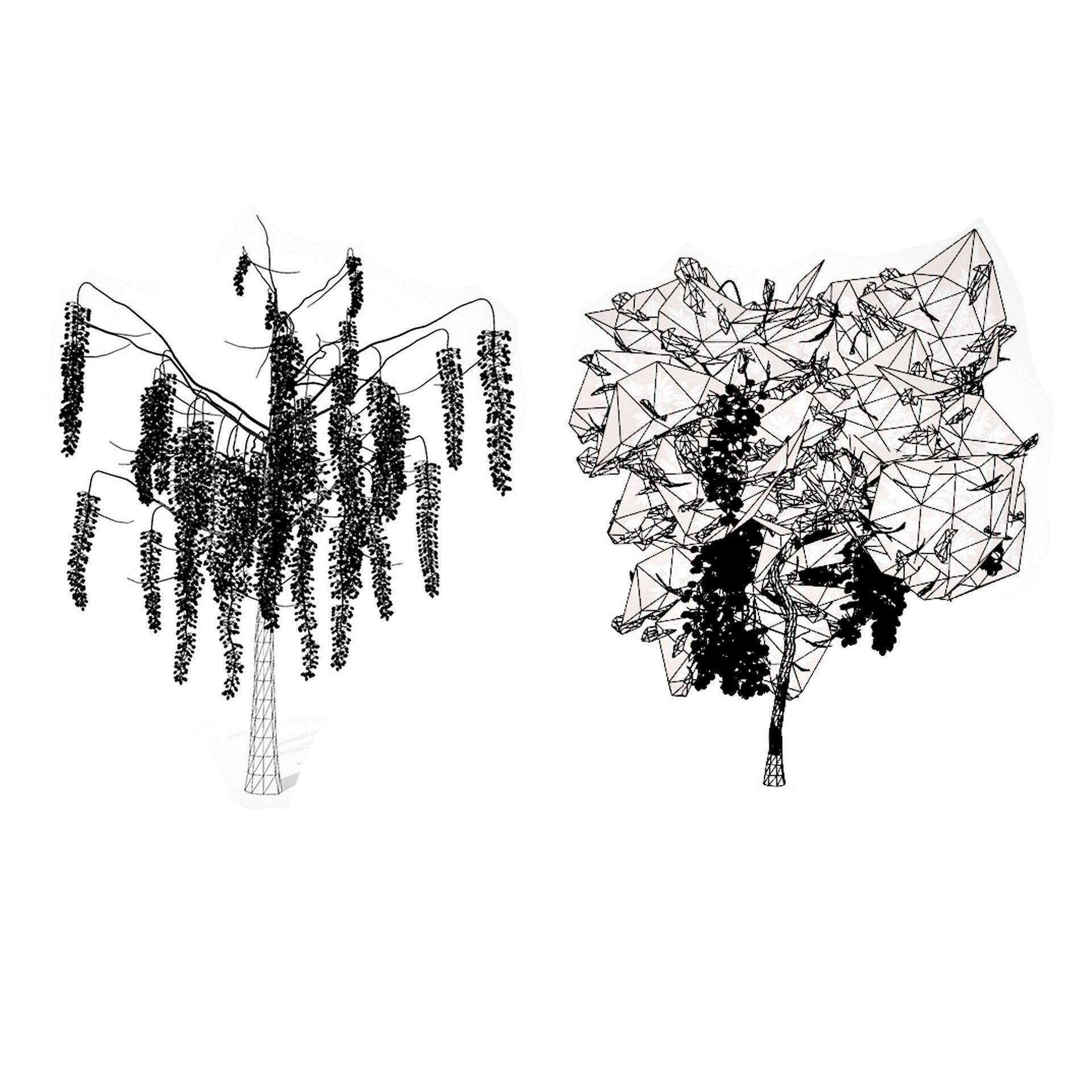 Flowering Trees 3d Pack 3D model_44