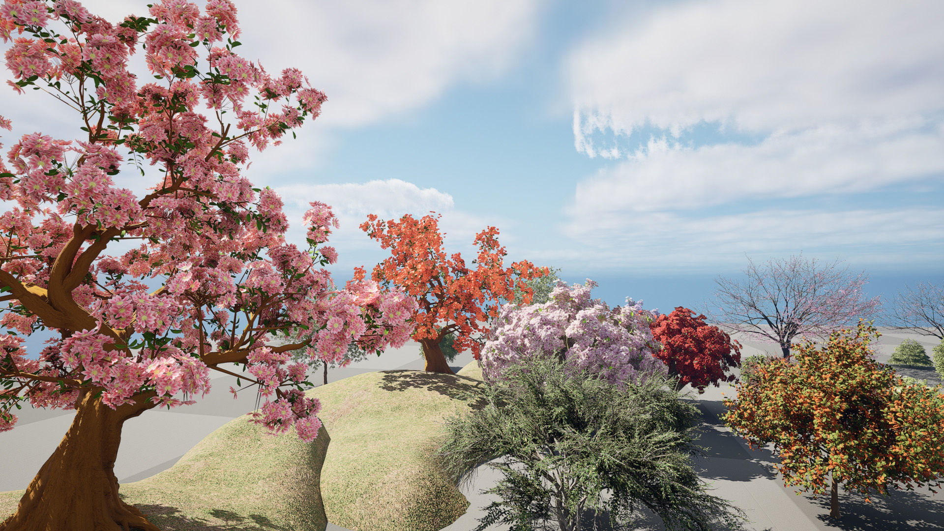 Flowering Trees 3d Pack 3D model_2