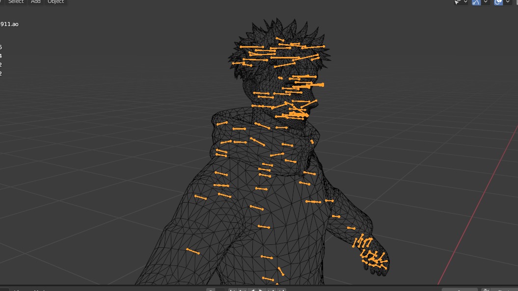 Yuji Itadori 3D model_14