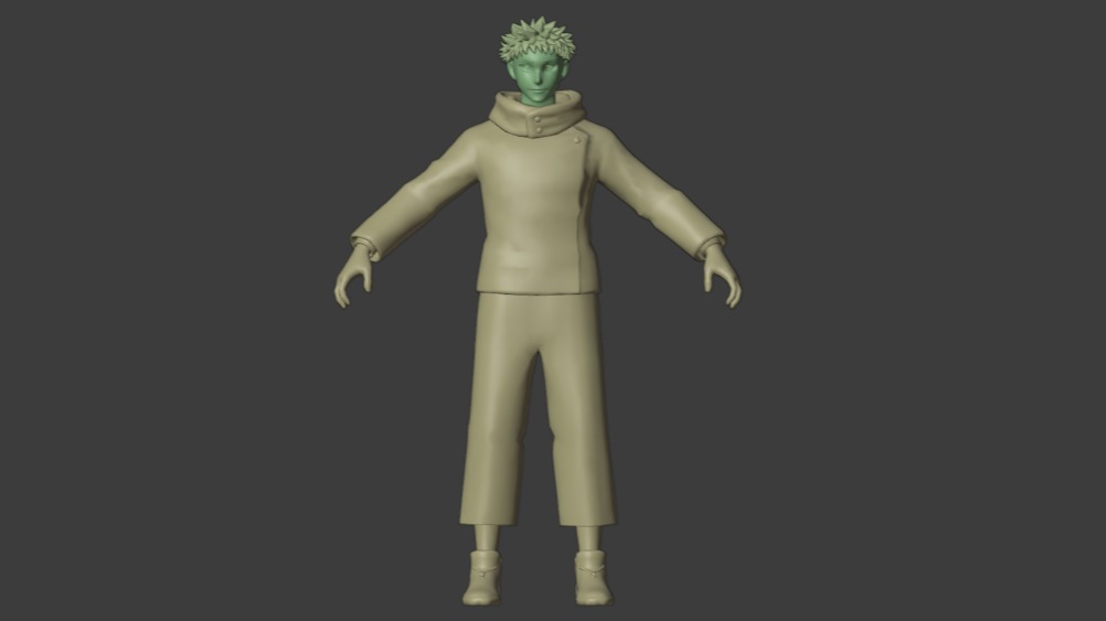 Yuji Itadori 3D model_11