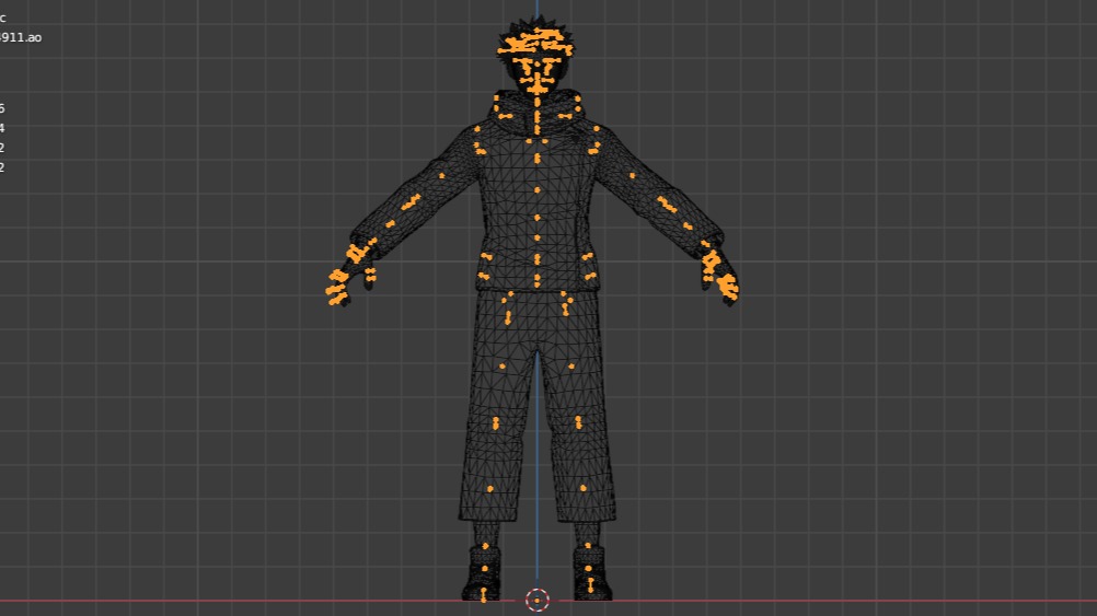 Yuji Itadori 3D model_13