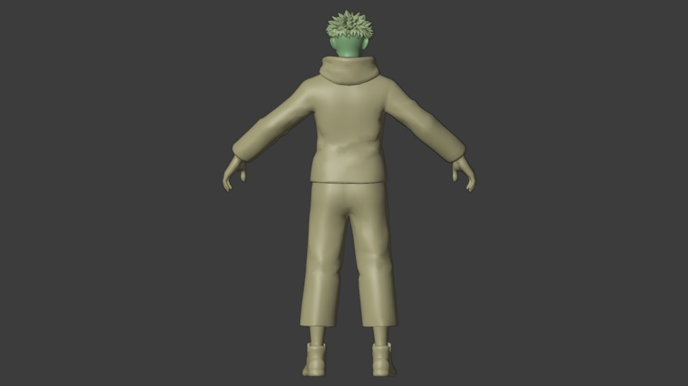 Yuji Itadori 3D model_12