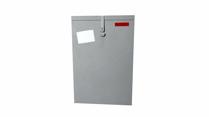 Storage Box Low-poly 3D model