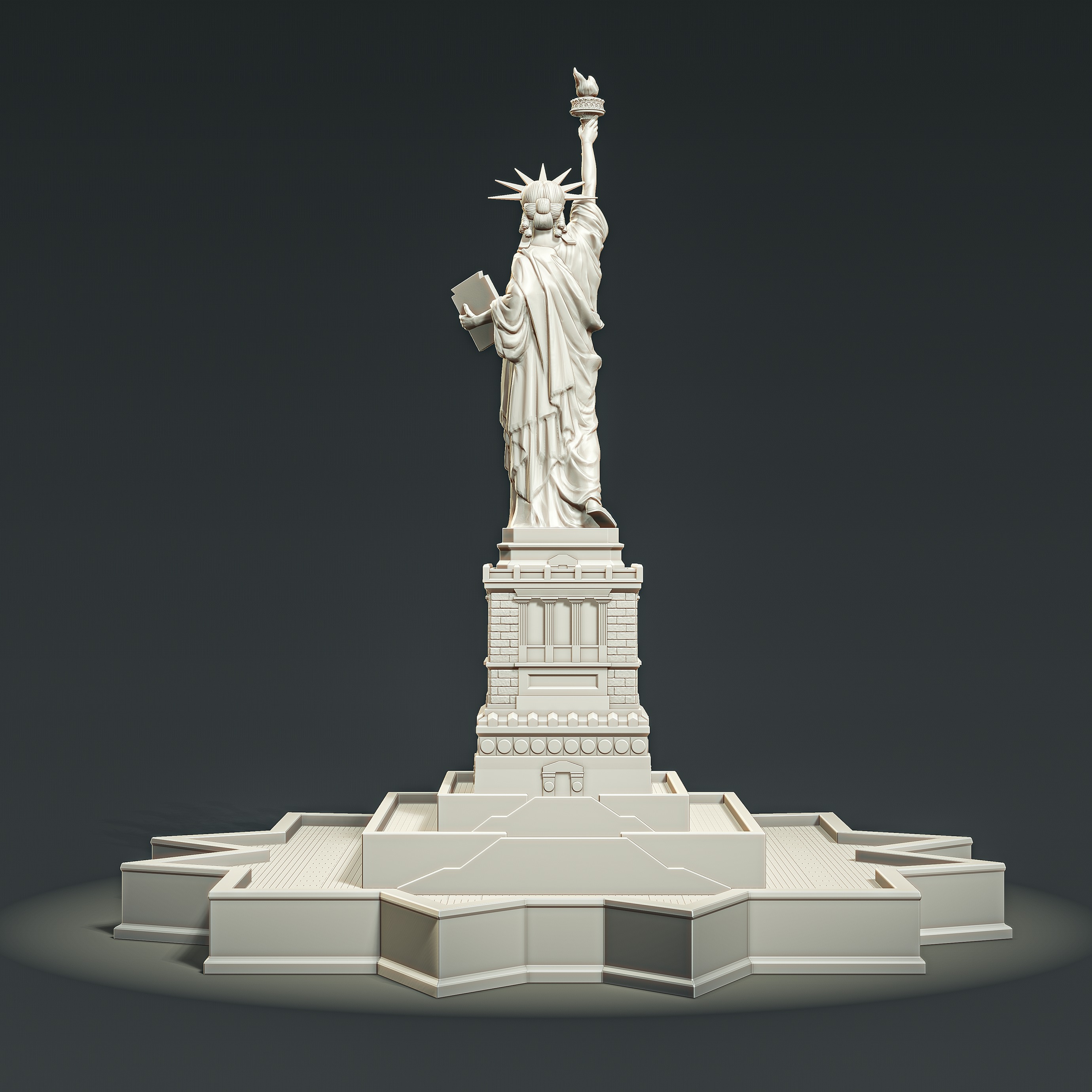 Statue of Liberty RoZ 3D print model_9