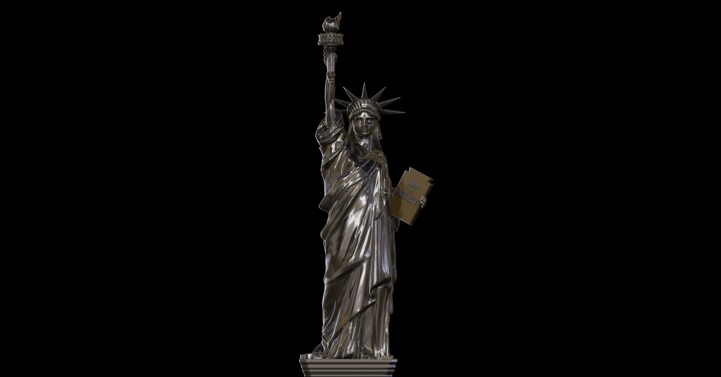 Statue of Liberty RoZ 3D print model_10
