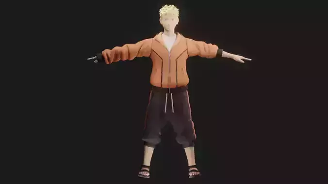 Naruto Casual 3D model