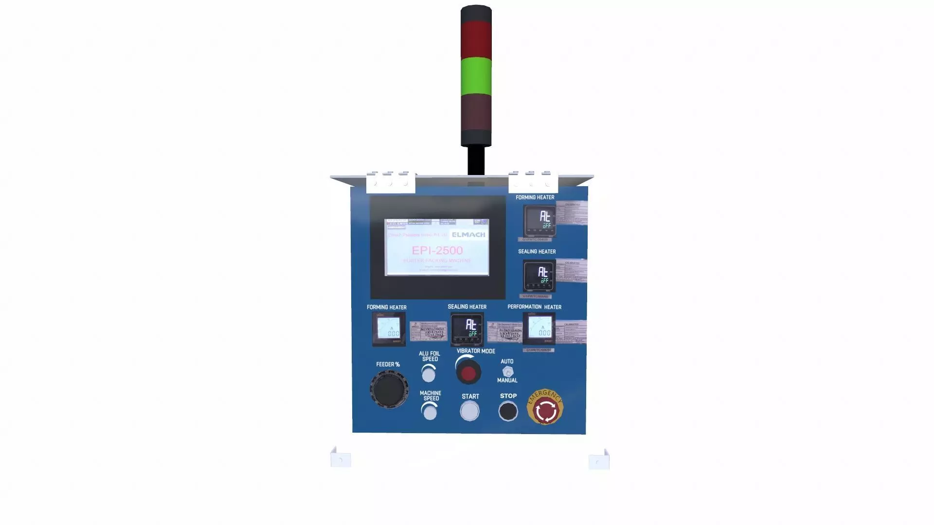 Panel Low-poly 3D model_0