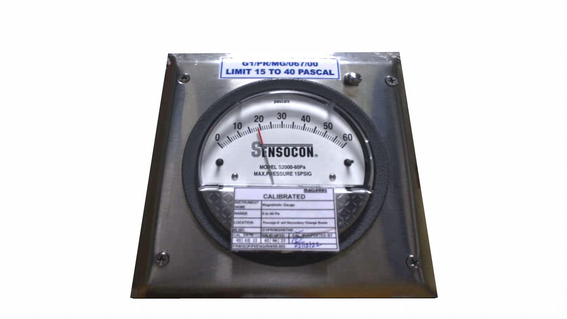 Pressure Gauge Low-poly 3D model_5