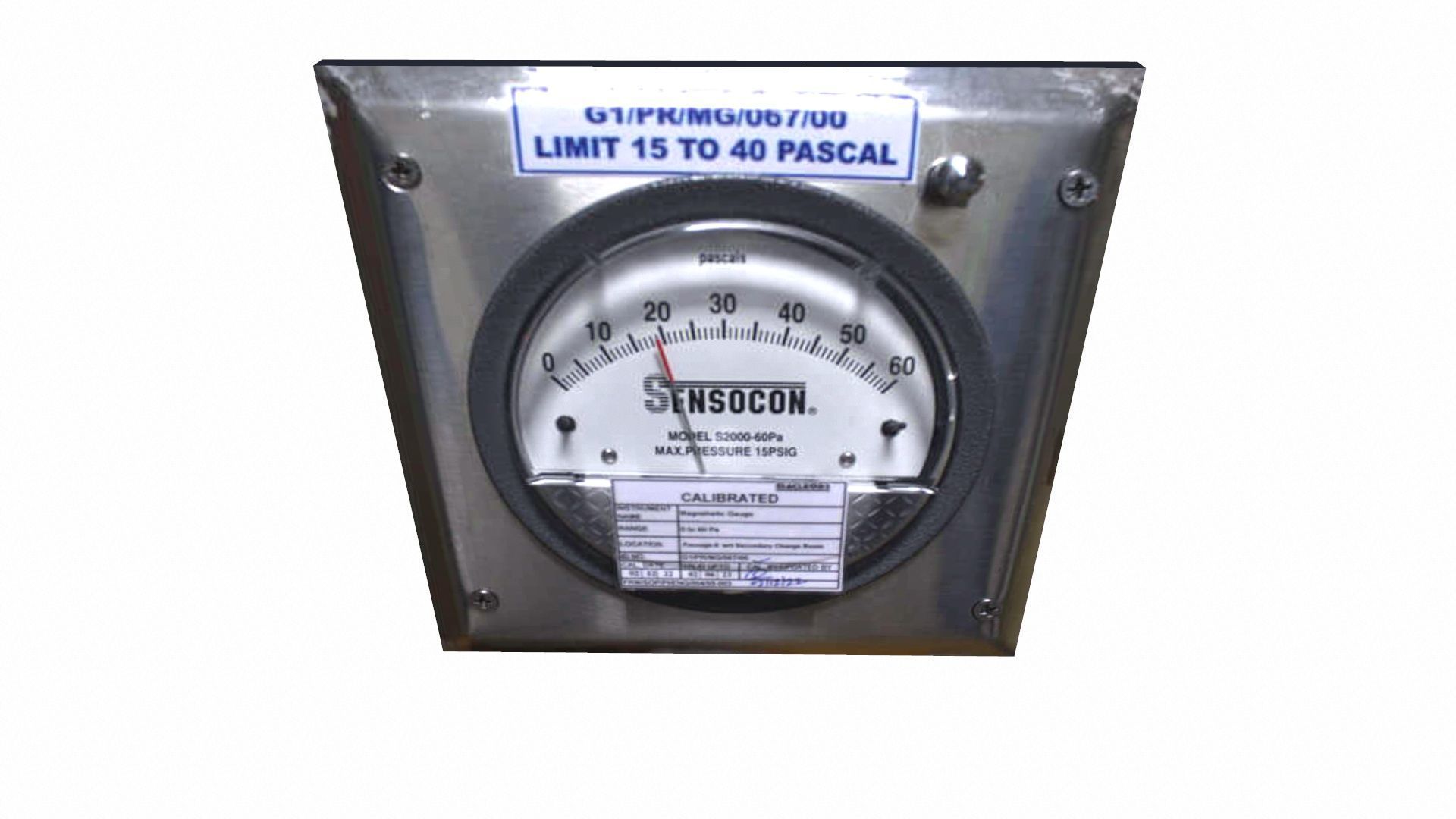 Pressure Gauge Low-poly 3D model_4