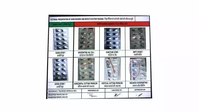 Strip tablet Sign Board