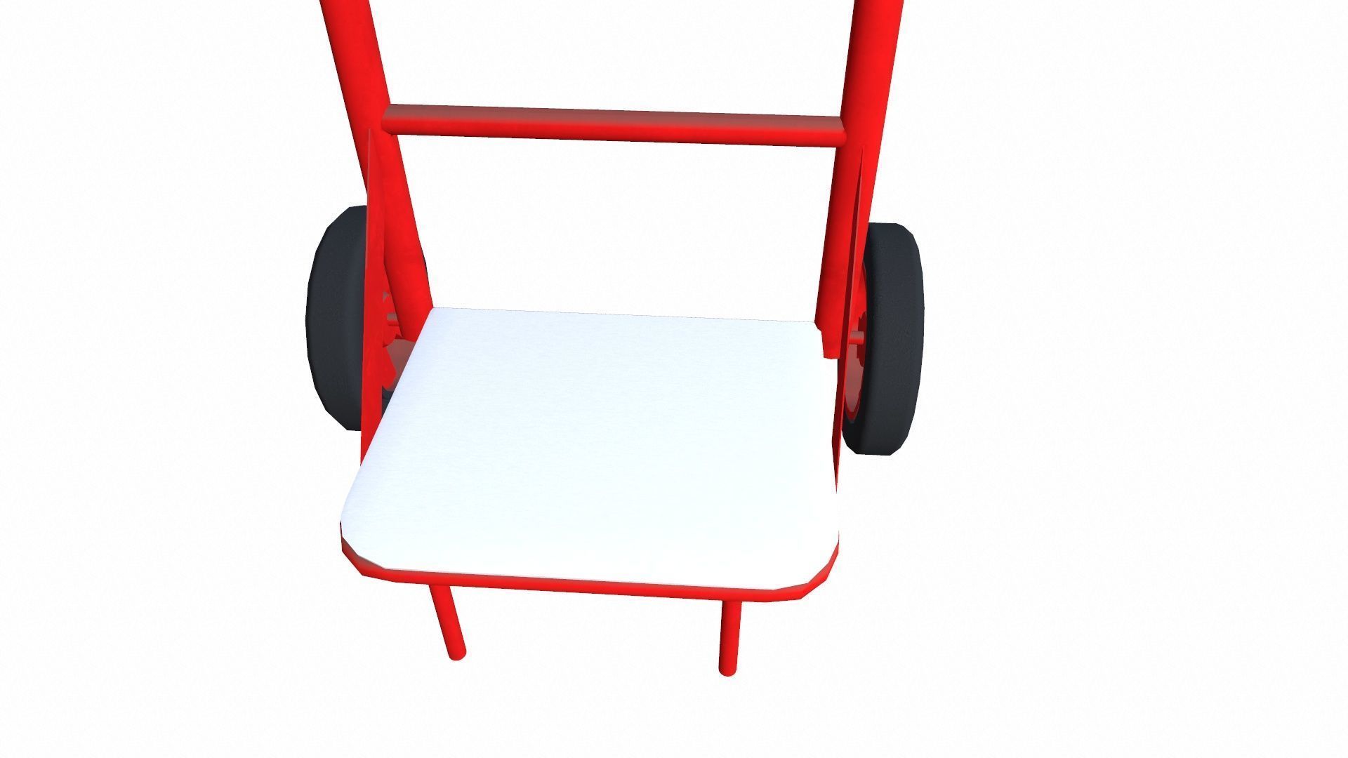 GAS Cylinder Trolley Low-poly 3D model_5