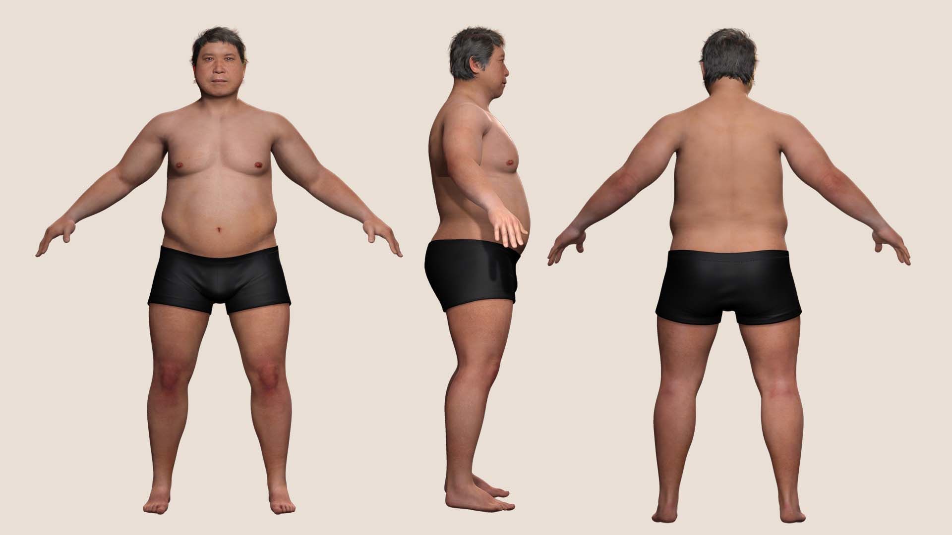 High-Quality 3D Construction Foreman Character Model Low-poly 3D model_4