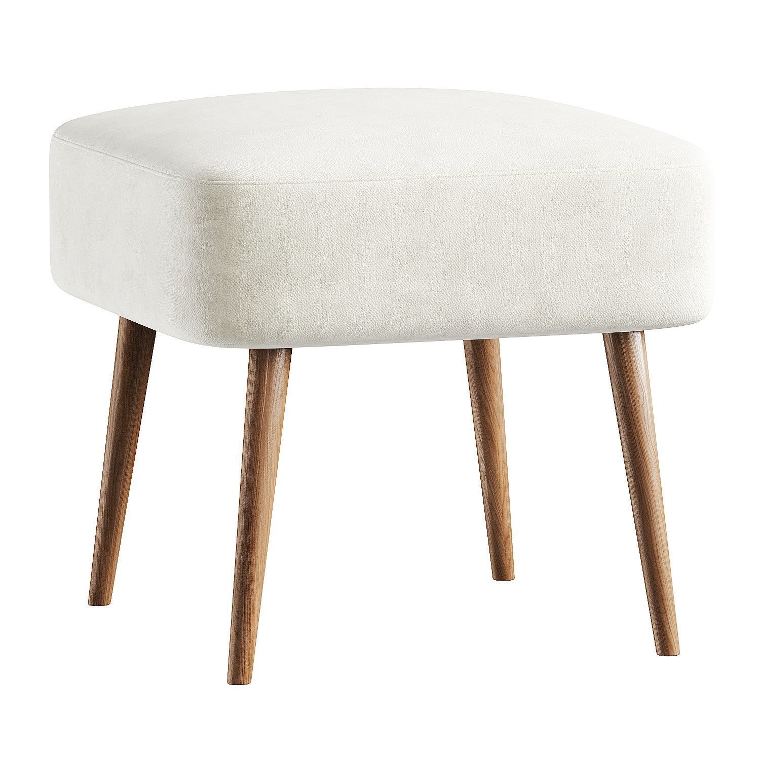 square pouf 3D model_4