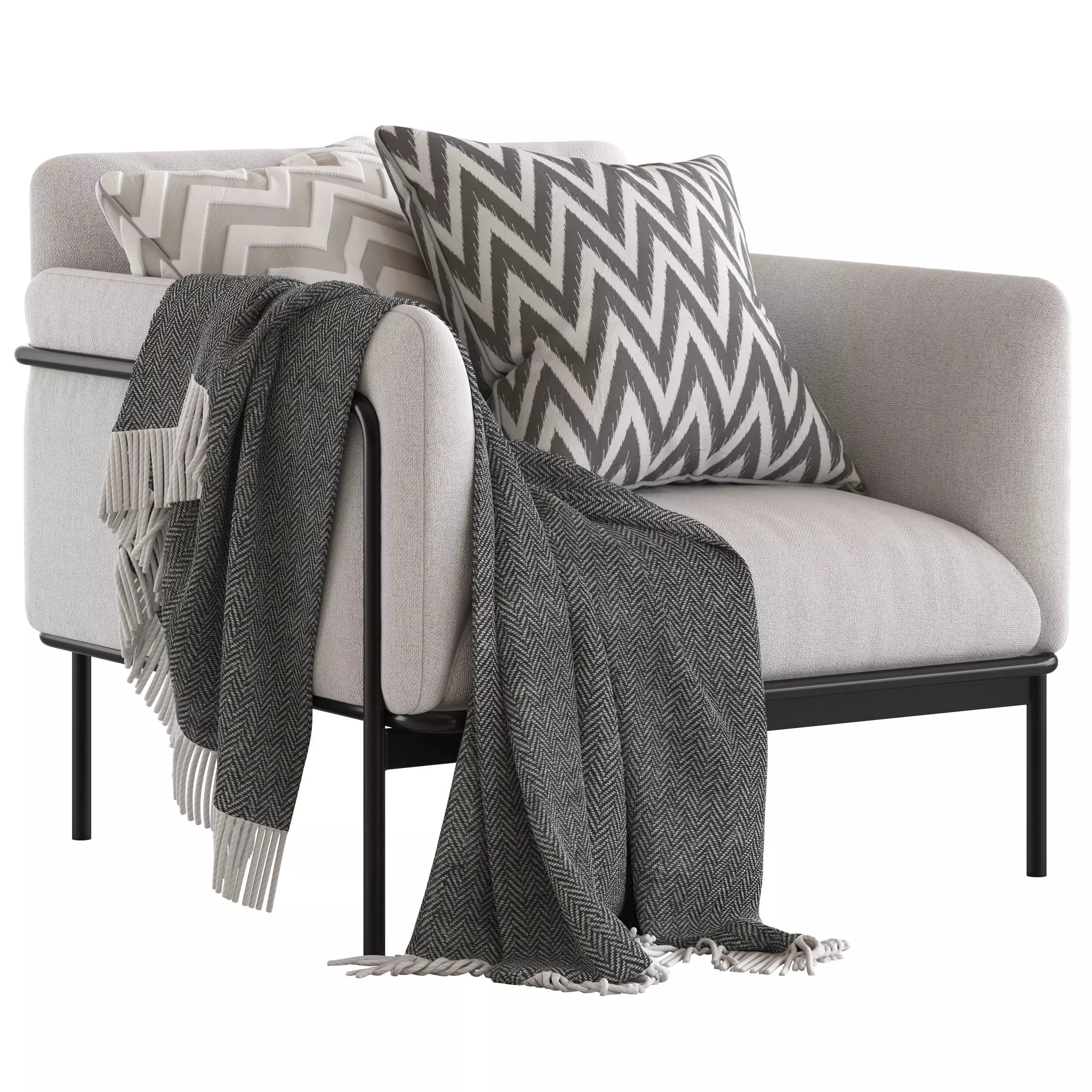 Globewest Natadora Scribe 1 Seater Sofa 3D model