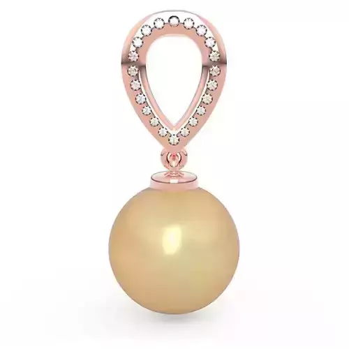 10mm Pearl Pendant 3D Model