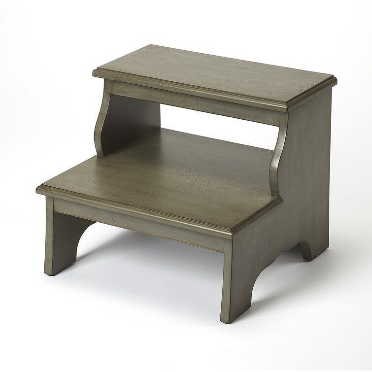 Hatolina Wood Step Stool  3D model_2