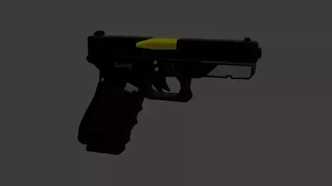 Glock lowpoly  gun