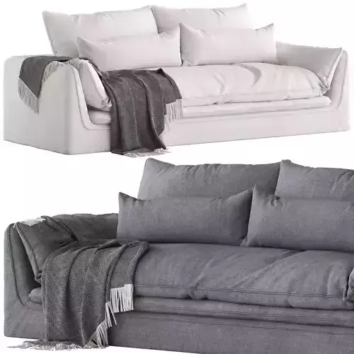 Globewest Orlando Seamed 4 Seater Sofa