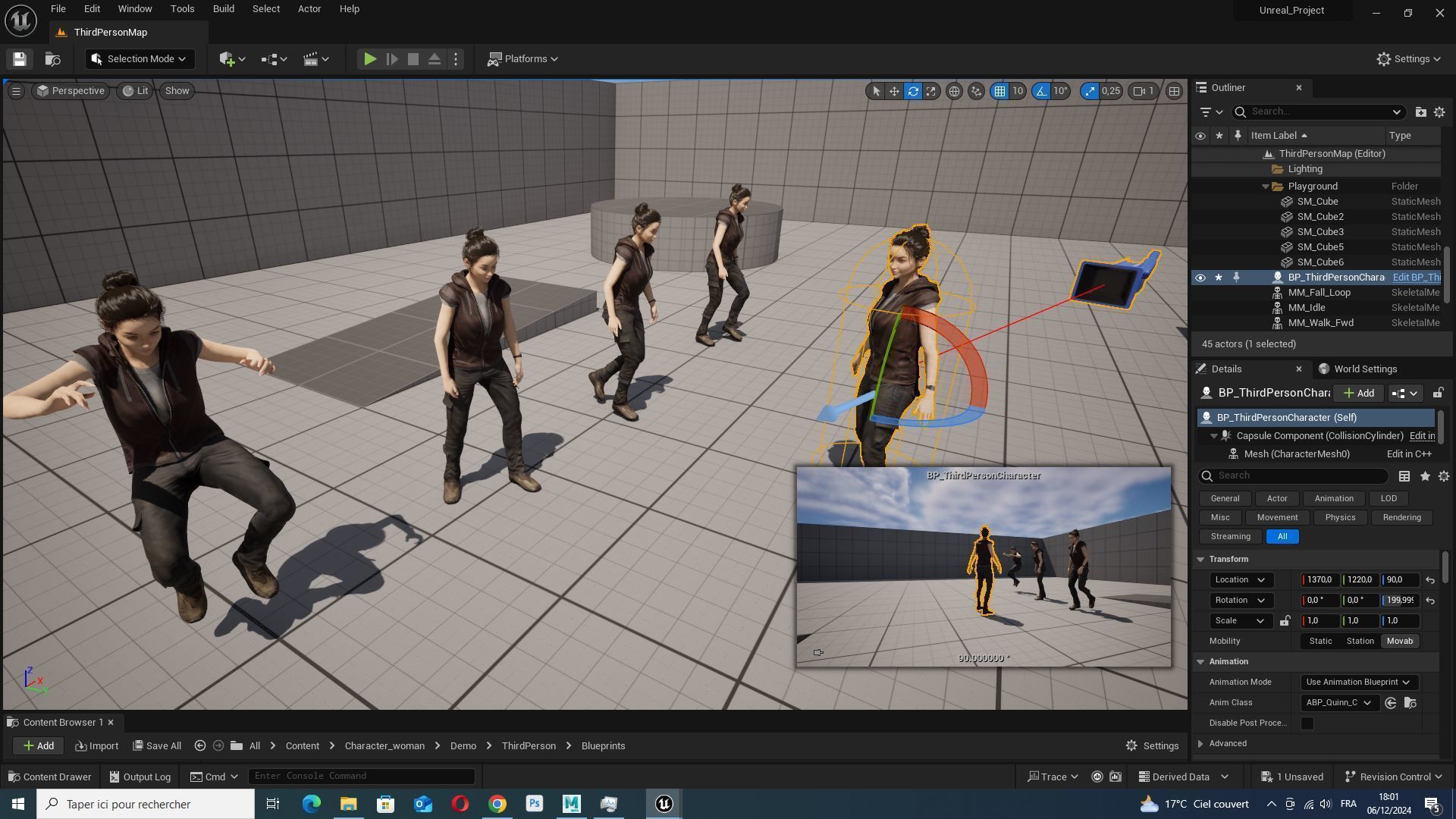 Realistic Female Adventurer 3D Model with Detailed Textures Low-poly 3D model_18