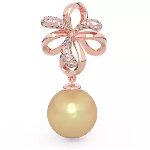 11mm Pearl Pendant 3D Model