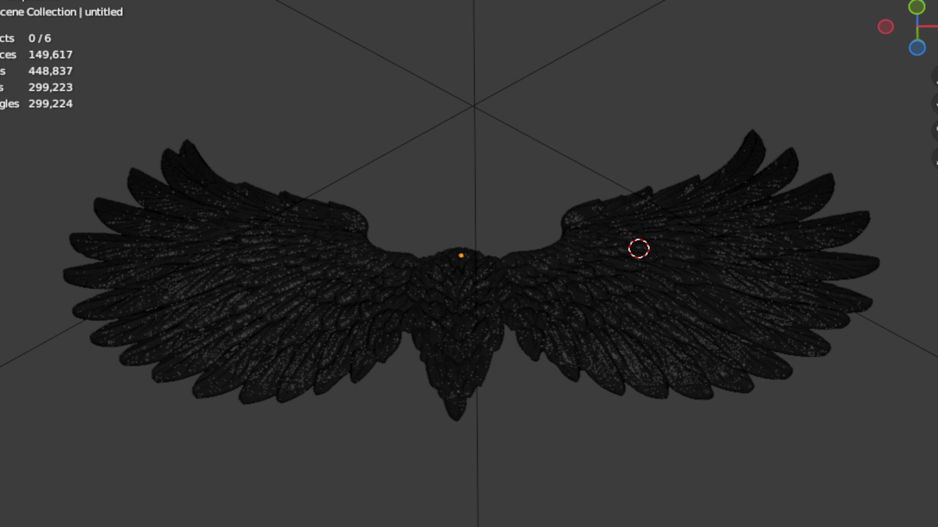 Wings Printable carved decor 19 3D print model_7