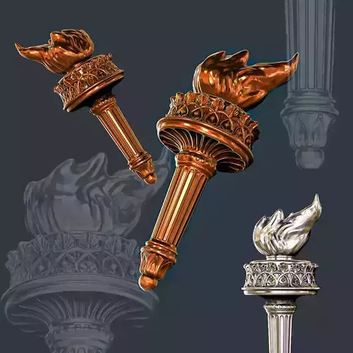 Torch of the Statue of Liberty RoZ 3D print model