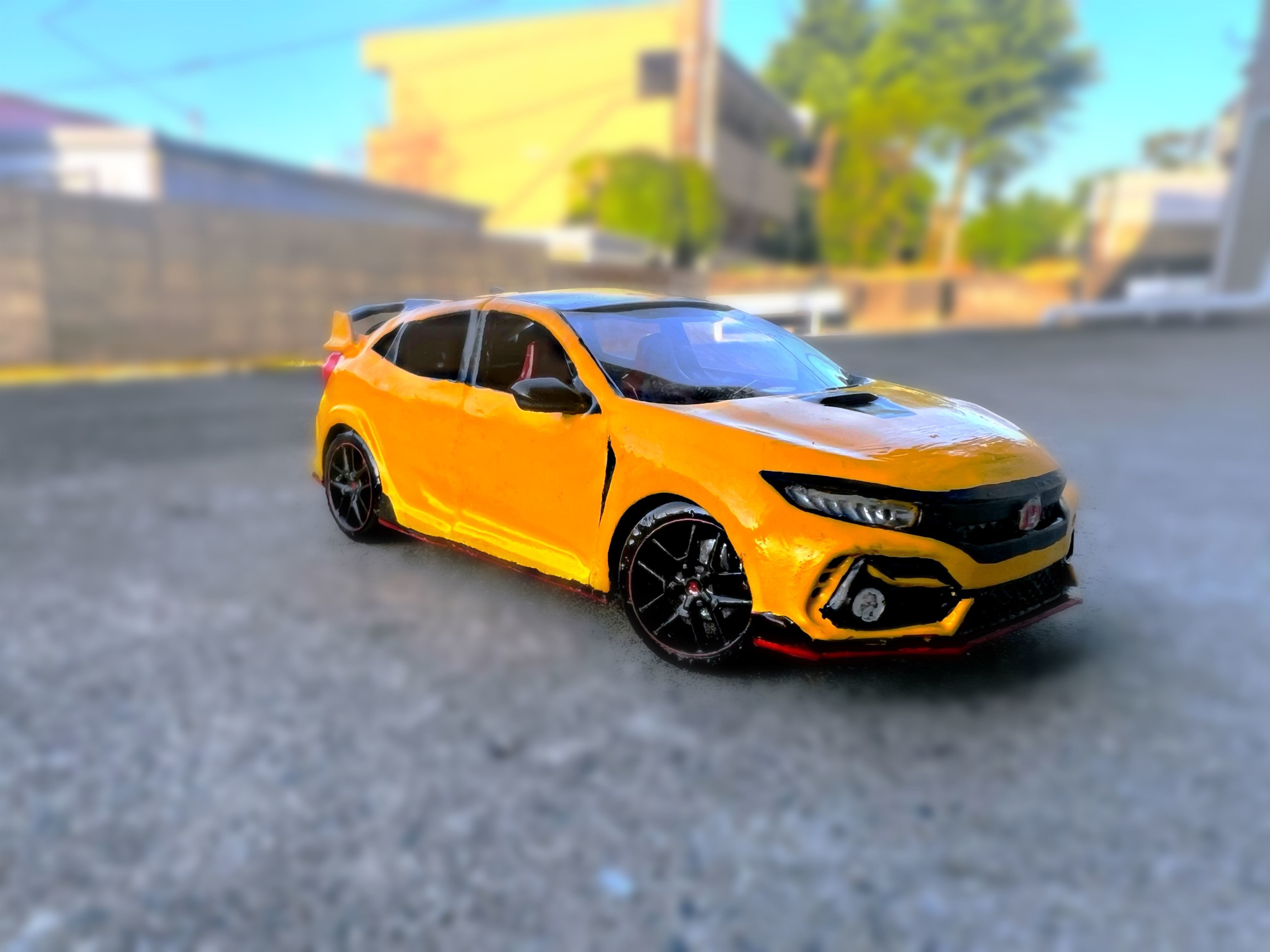 Civic Type R 3D print model_2