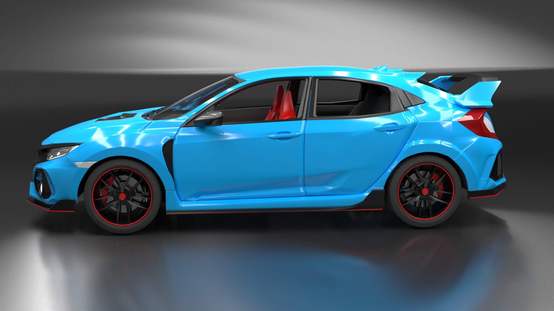 Civic Type R 3D print model_8