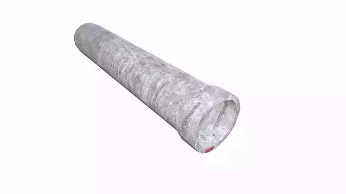 Concrete Pipe Low-poly 3D model